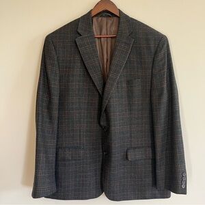 Lauren Ralph Lauren Wool Windowpane Plaid Blazer Sport Coat Men’s Size 48R